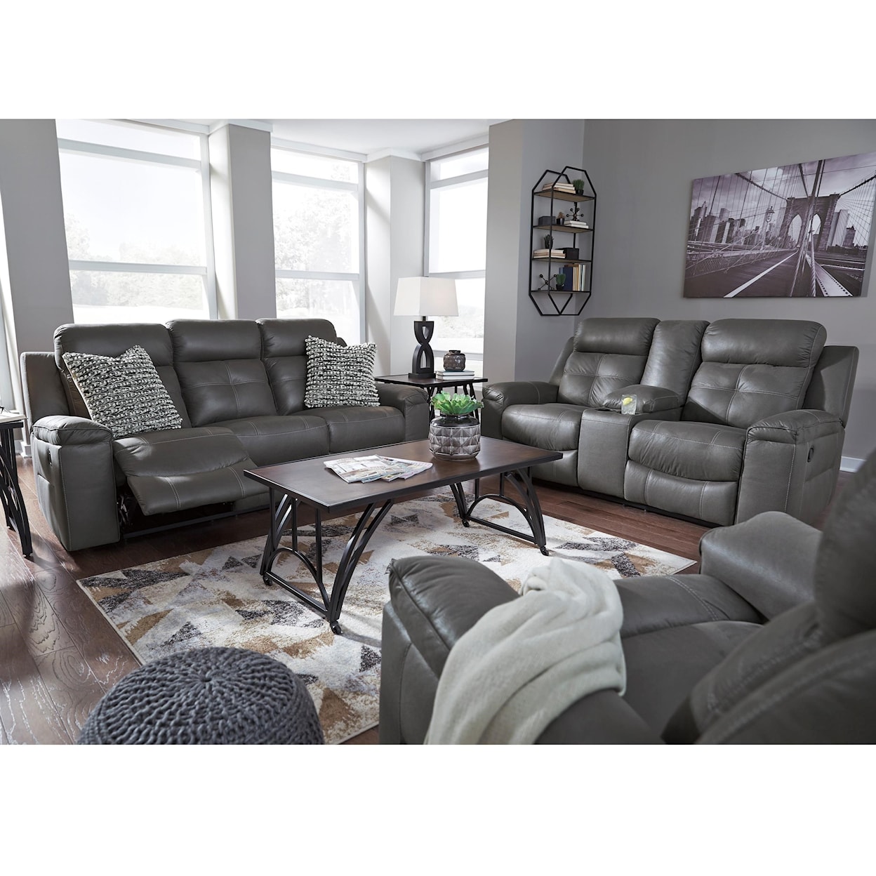 Signature Design by Ashley Jesolo Reclining Living Room Group