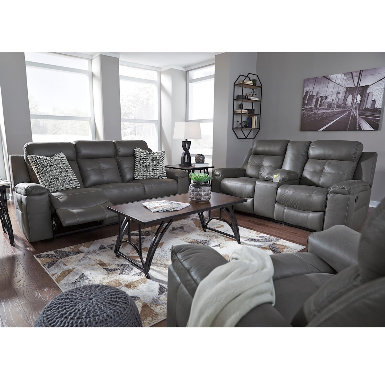 Ashley Signature Design Jesolo Reclining Living Room Group