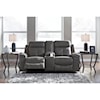 Ashley Furniture Signature Design Jesolo Double Reclining Loveseat with Console