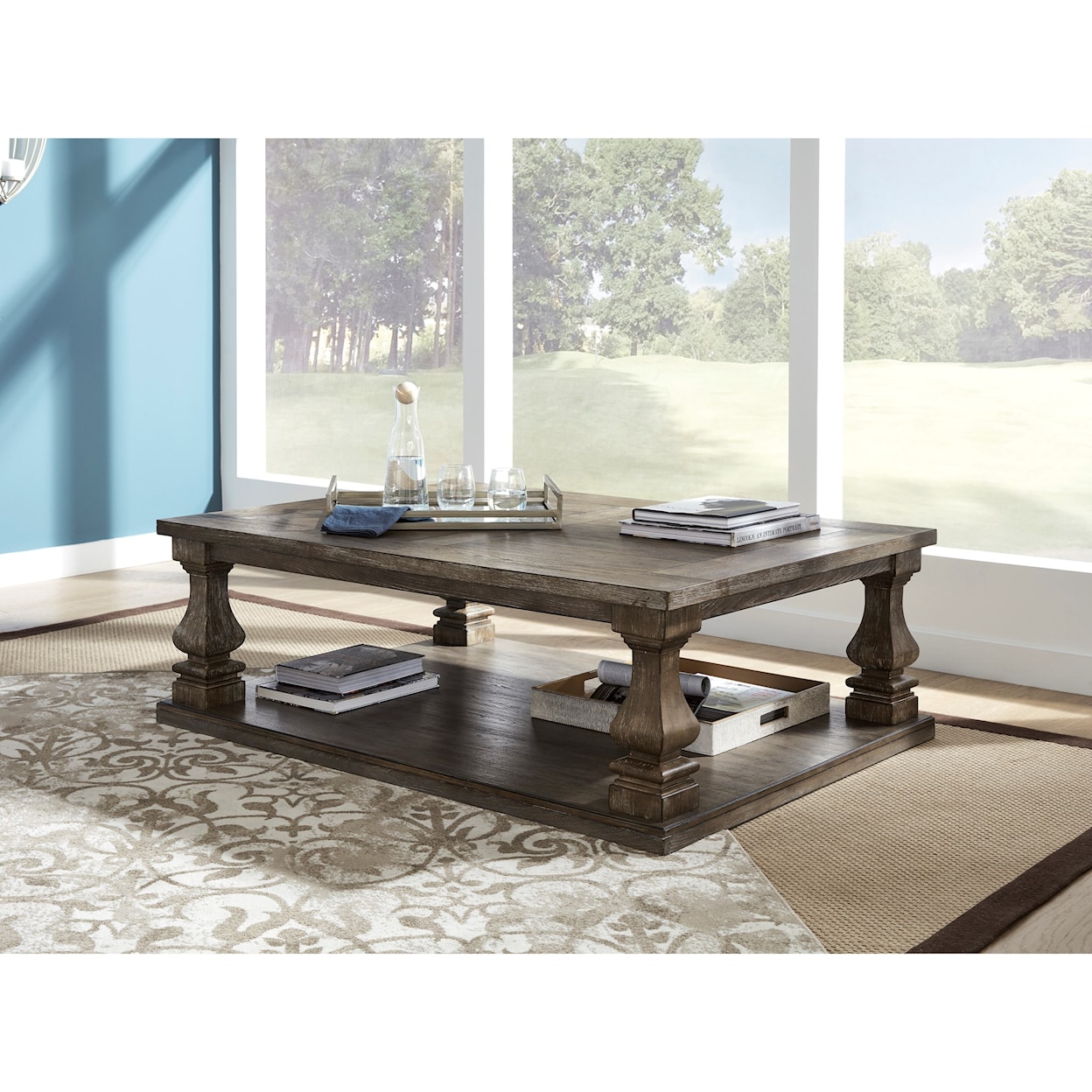 Signature Design by Ashley Furniture Johnelle Rectangular Cocktail Table