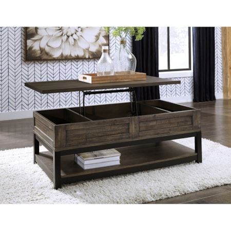 Rectangular Lift Top Cocktail Table