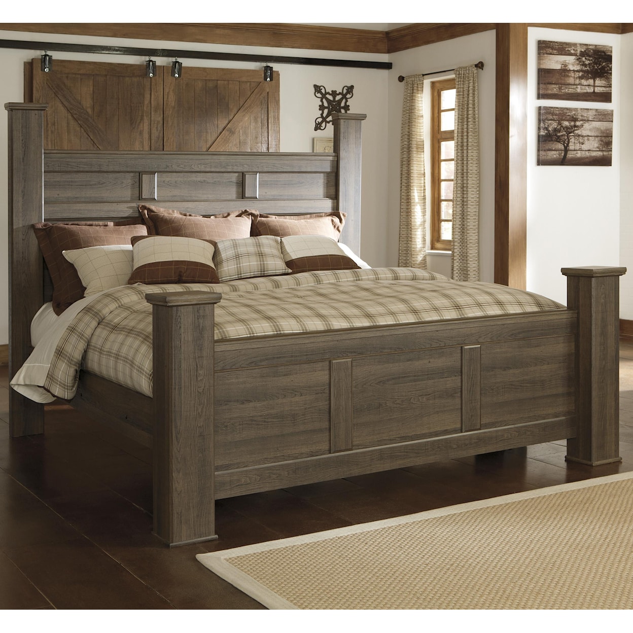 Ashley Signature Design Juararo California King Poster Bed