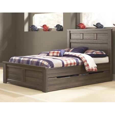 Full Panel Bed w/ Under Bed Storage