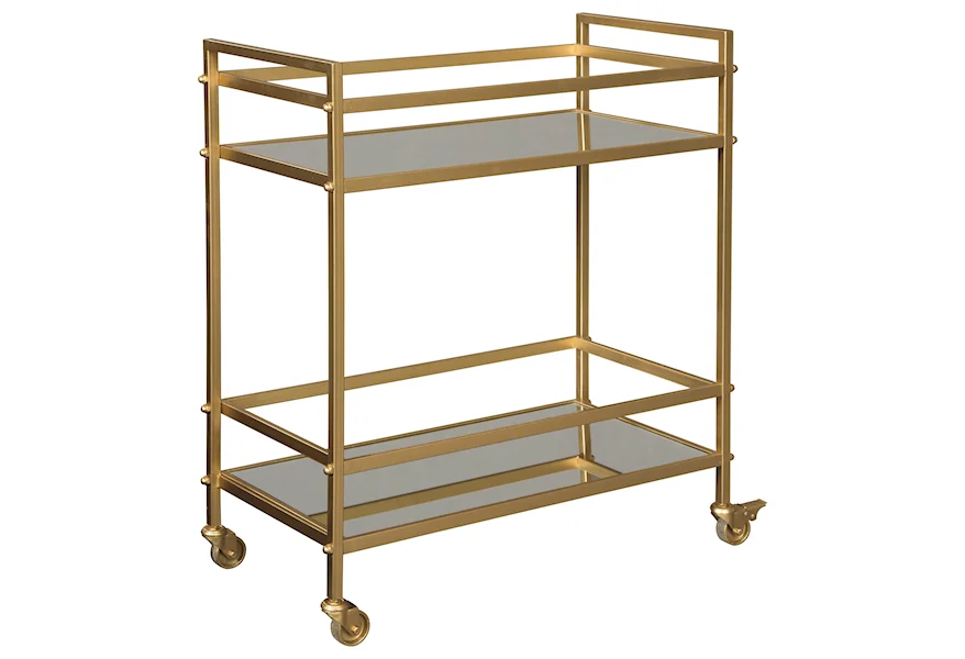 Kailman Bar Cart by Signature Design by Ashley at VanDrie Home Furnishings