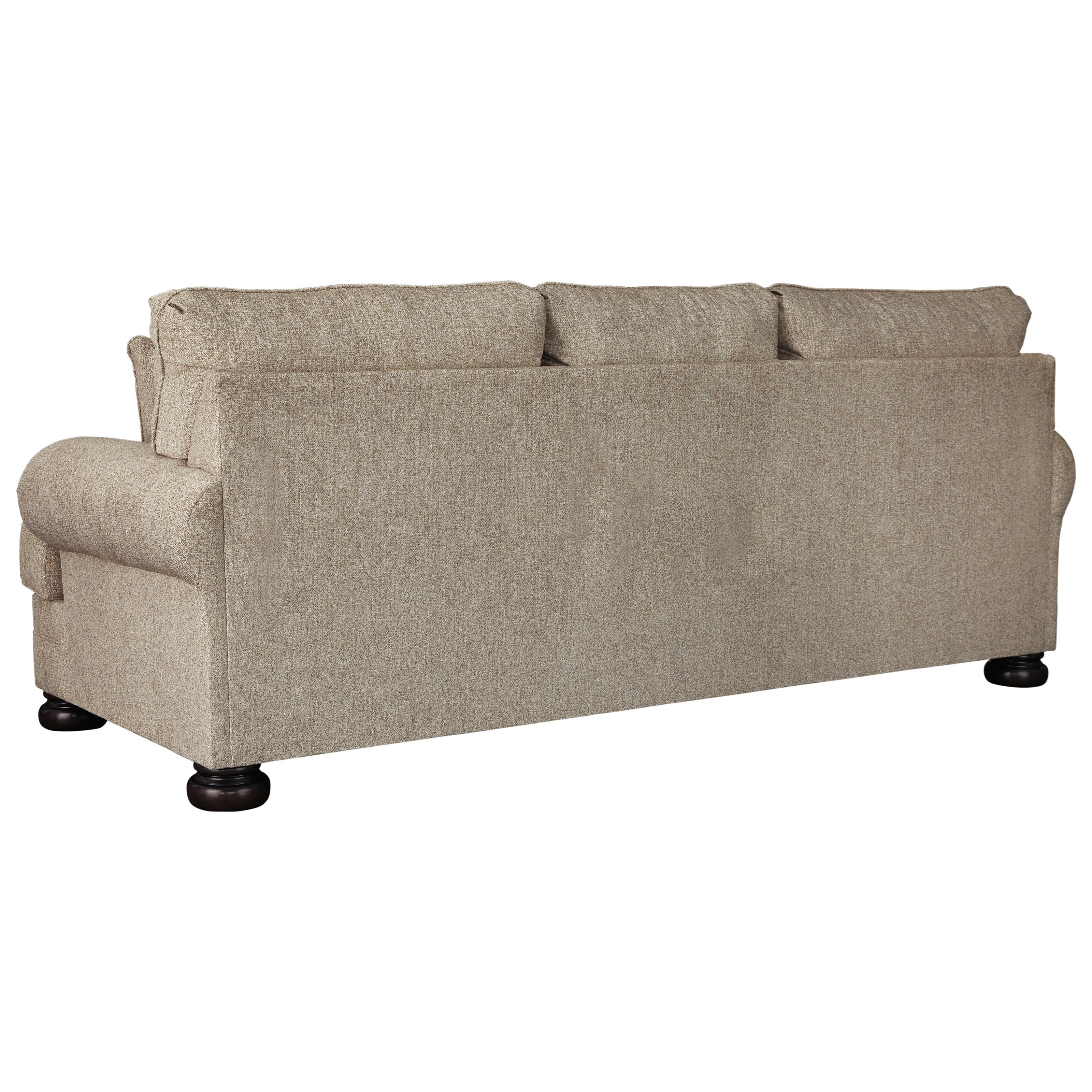 Signature Design by Ashley Kananwood Sofa with Rolled Arms and Bun Feet