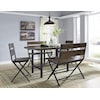 Ashley Furniture Signature Design Kavara 5-Piece Counter Table & Double Bar Stool Set