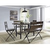 Signature Design by Ashley Furniture Kavara 5-Piece Counter Table & Double Bar Stool Set