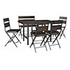 Signature Design by Ashley Kavara 6-Piece Counter Table & Double Bar Stool Set