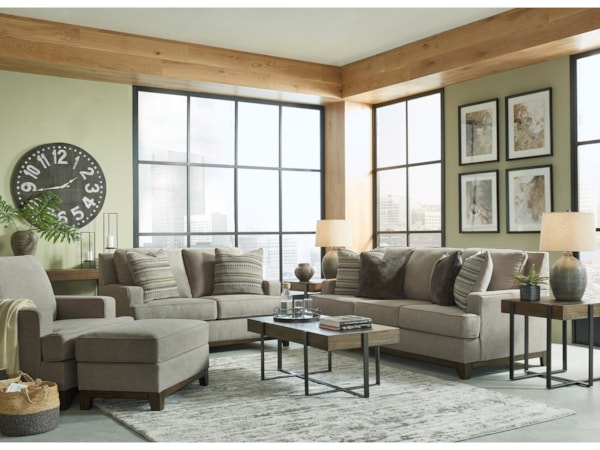 Sofa, Loveseat, Chair, and Ottoman