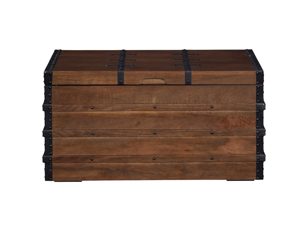 Signature Design by Ashley - Kettleby Storage Trunk in Brown - A400009 Signature Design by Ashley - Kettleby Storage Trunk in Brown - A400009