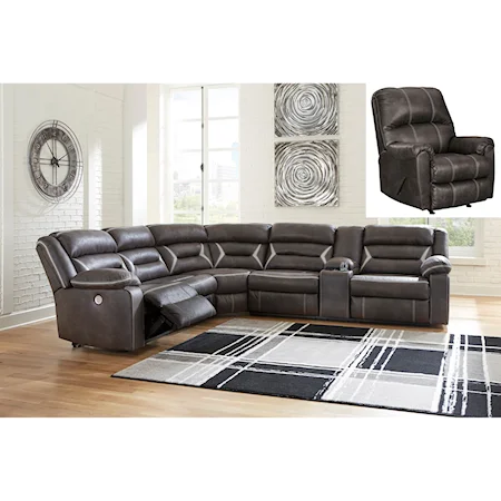 Power Reclining Living Room Group