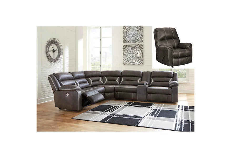 Kincord Power Reclining Living Room Group by Signature Design by Ashley at Sparks HomeStore