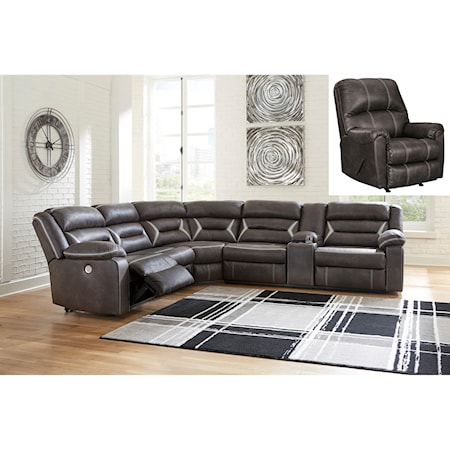 Power Reclining Living Room Group