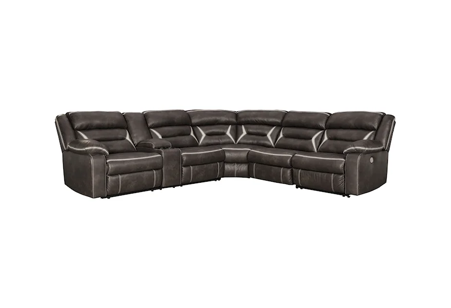 Kincord Power Reclining Sectional by Signature Design by Ashley at Furniture and ApplianceMart