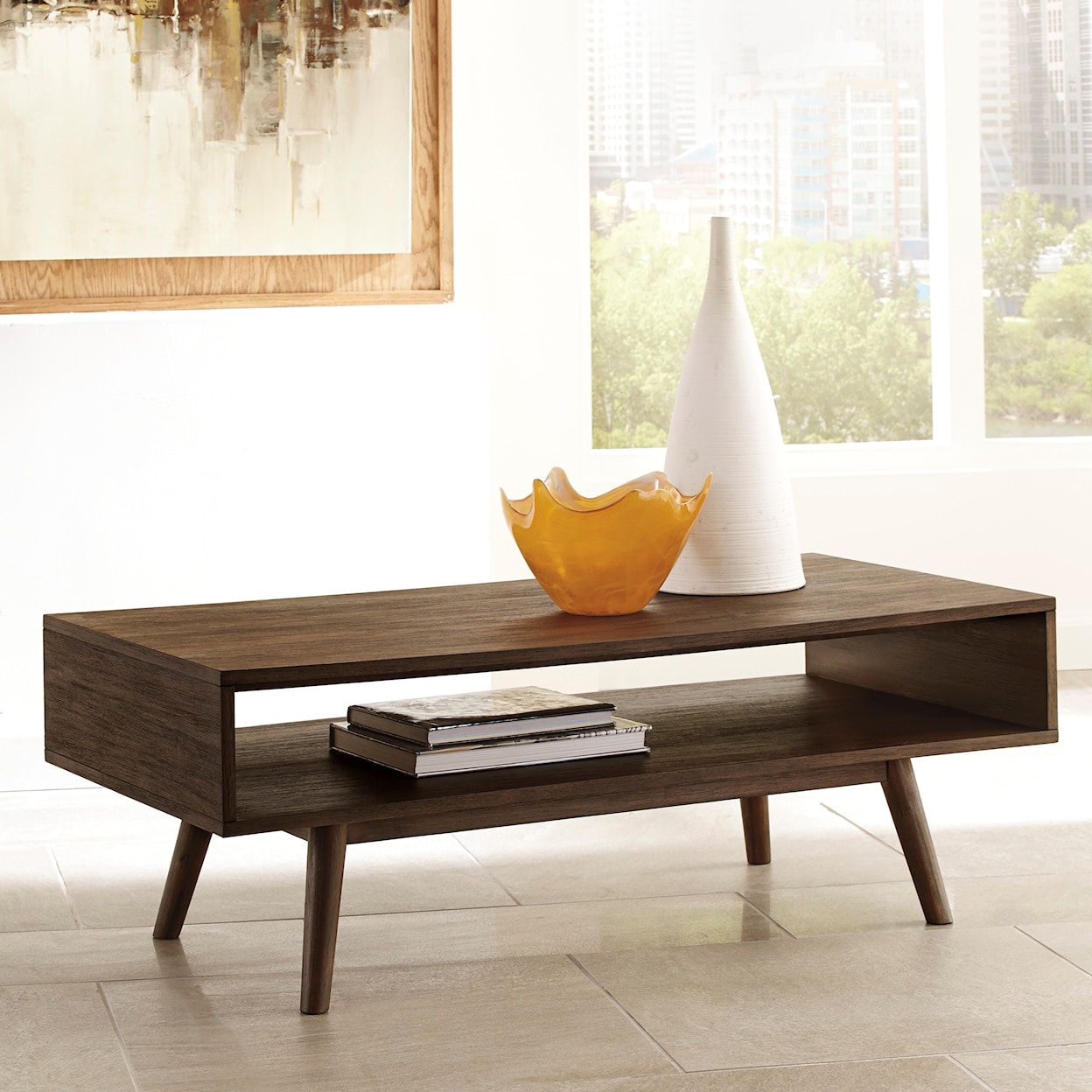 Signature Design by Ashley Furniture Kisper Rectangular Cocktail Table