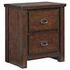Signature Design by Ashley Furniture Ladiville Two Drawer Night Stand