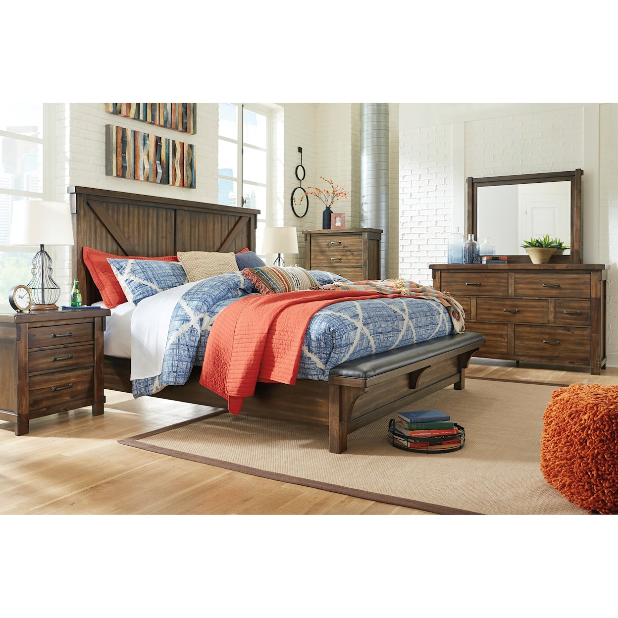 Signature Design by Ashley Lakeleigh 6PC Queen Bedroom Group