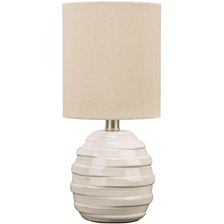 Glennwick White Ceramic Table Lamp