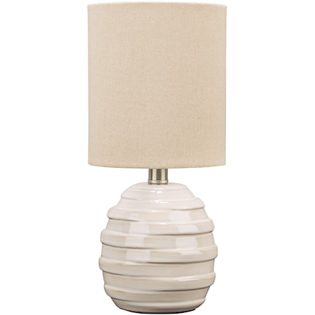 Glennwick White Ceramic Table Lamp