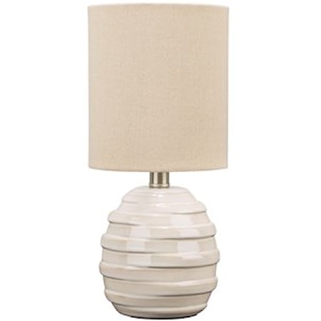 Glennwick White Ceramic Table Lamp