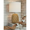 Benchcraft Lamps - Casual Moorbank Amber Ceramic Table Lamp