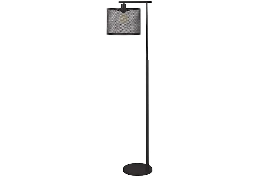 Lamps - Casual Nolden Bronze Finish Metal Floor Lamp by Signature Design by Ashley at Royal Furniture