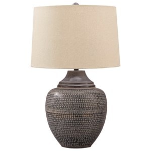 StyleLine Lamps - Casual Olinger Brown Metal Table Lamp - L207404