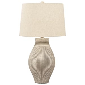 StyleLine Lamps - Casual Layal Black Paper Table Lamp - L235634
