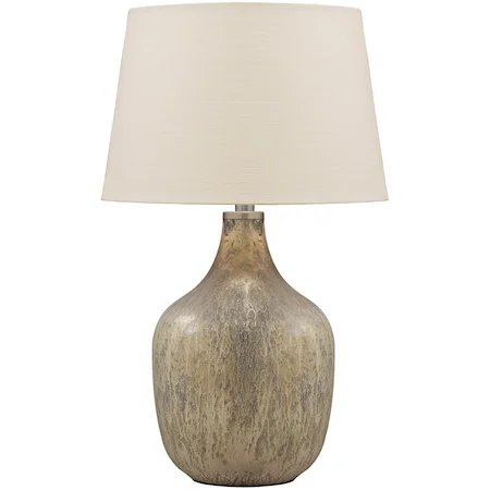 Mari Gray/Gold Finish Table Lamp