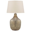 Signature Design Lamps - Casual Mari Gray/Gold Finish Table Lamp