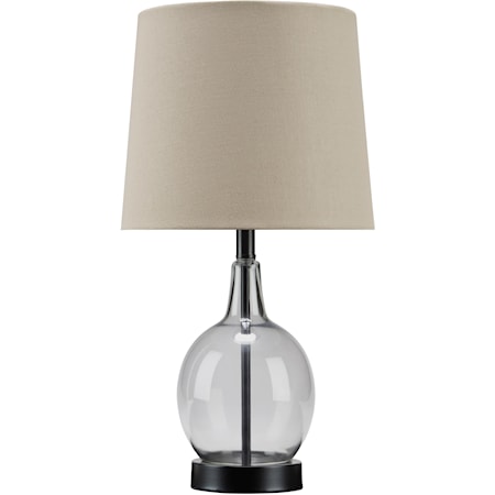 Arlomore Gray Glass Table Lamp