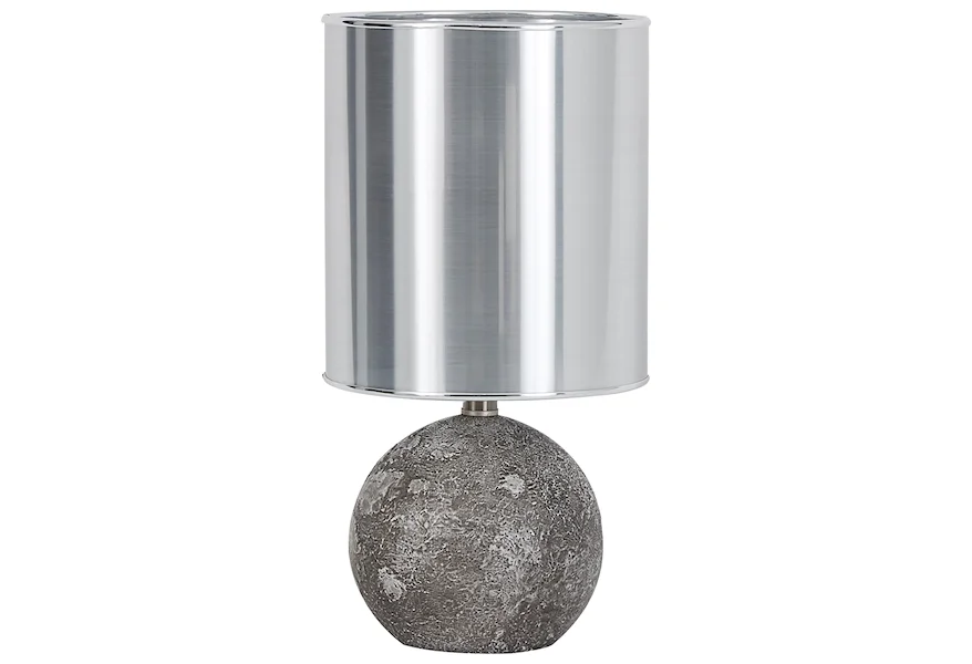 Lamps - Casual Kadian Gray Table Lamp by Signature Design by Ashley at Sparks HomeStore