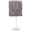 Signature Design by Ashley Lamps - Casual Mirette Gray/White Metal Table Lamp