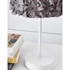 Signature Design by Ashley Lamps - Casual Mirette Gray/White Metal Table Lamp