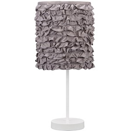Mirette Gray/White Metal Table Lamp
