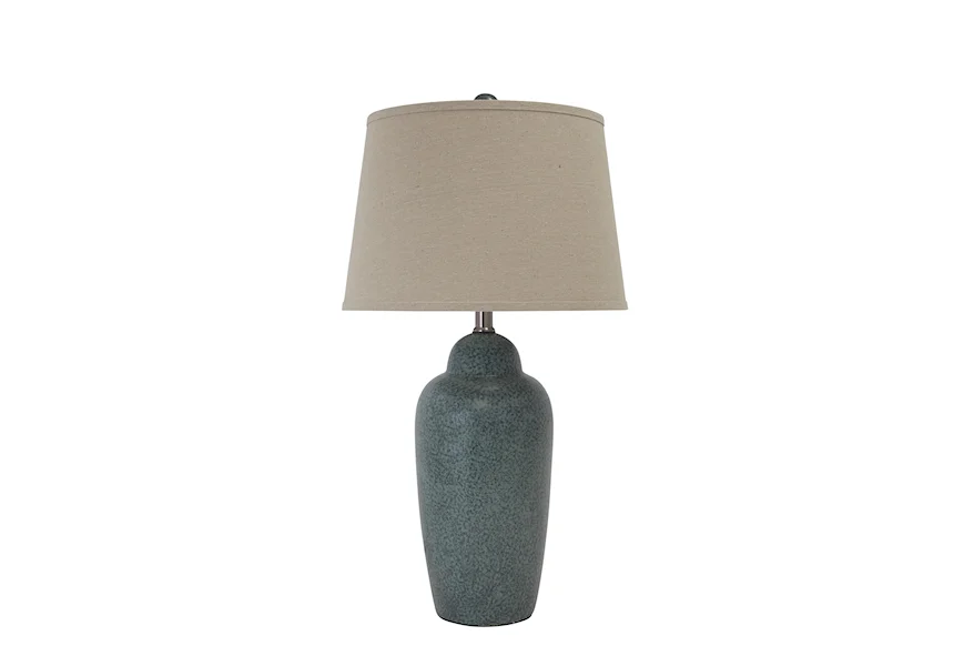 Lamps - Contemporary Ceramic Table Lamp  by Signature Design by Ashley at Royal Furniture