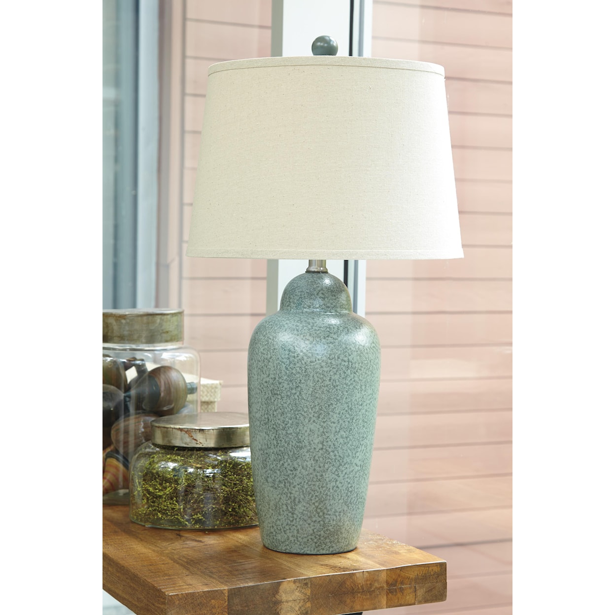 Ashley Lamps - Contemporary Ceramic Table Lamp 