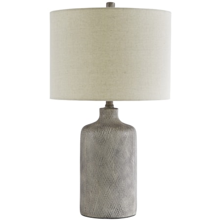 Linus Antique Black Ceramic Table Lamp