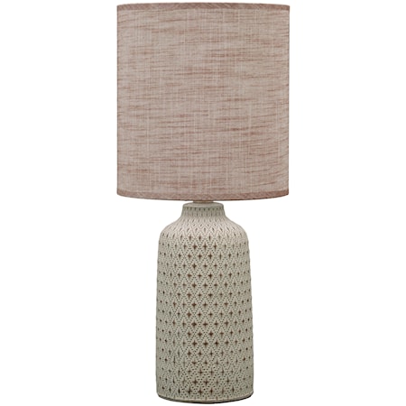Donnford Brown Ceramic Table Lamp