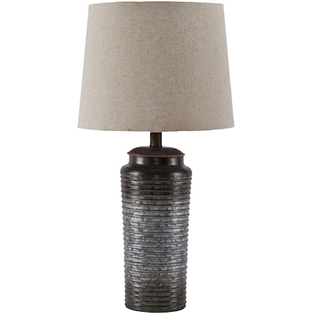 Norbert Gray Metal Table Lamp