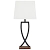 Ashley Furniture Signature Design Lamps - Contemporary Set of 2 Makara Metal Table Lamps