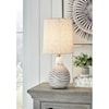 Signature Design by Ashley Lamps - Contemporary Aleela White/Gold Table Lamp