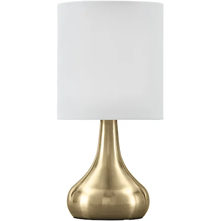 Camdale Brass Finish Metal Table Lamp