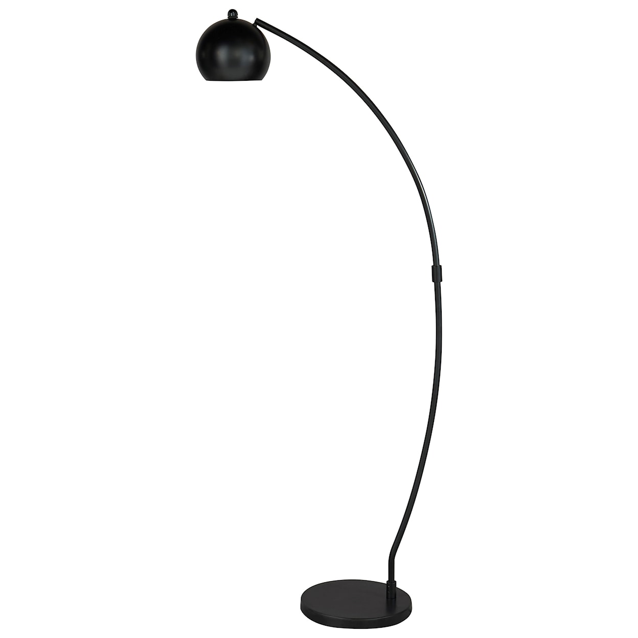 Ashley Furniture Signature Design Lamps - Contemporary Marinel Black Metal Floor Lamp