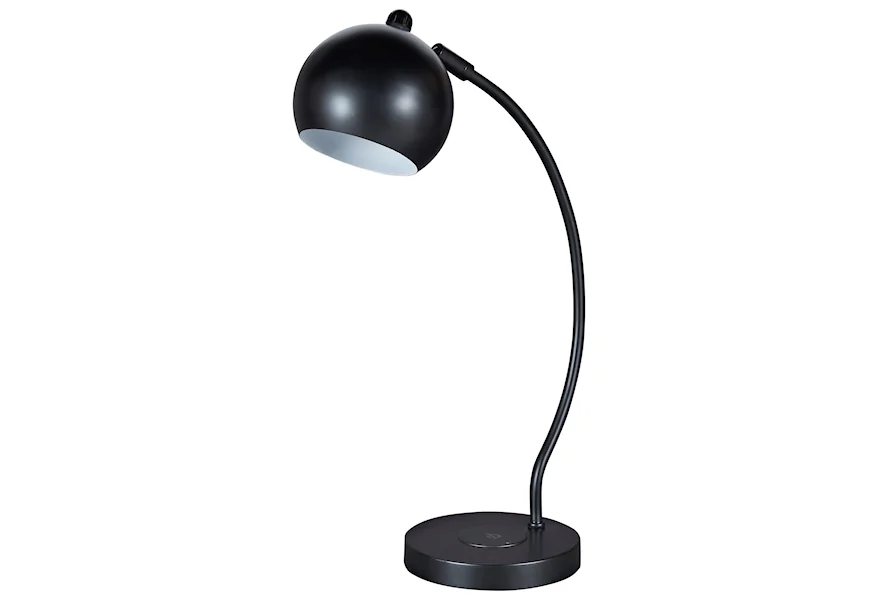 Lamps - Contemporary Marinel Black Metal Desk Lamp by Signature Design by Ashley at Sparks HomeStore
