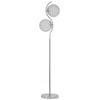 Michael Alan Select Lamps - Contemporary Winter Silver Finish Floor Lamp