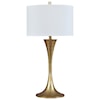 Signature Design by Ashley Lamps - Contemporary Joakim Antique Brass Finish Table Lamp