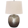 Ashley Lamps - Contemporary Magalie Antique Silver Metal Table Lamp
