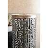 Signature Lamps - Contemporary Dayo Gray/Gold Metal Table Lamp