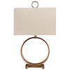 Signature Design by Ashley Lamps - Contemporary Mahala Antique Gold Metal Table Lamp